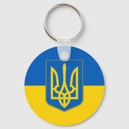 Chaveiro Flag of Ukraine Trident 