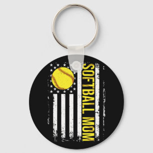 Chaveiro Flag Softball Team Softball Mãe Mulheres Dias de a