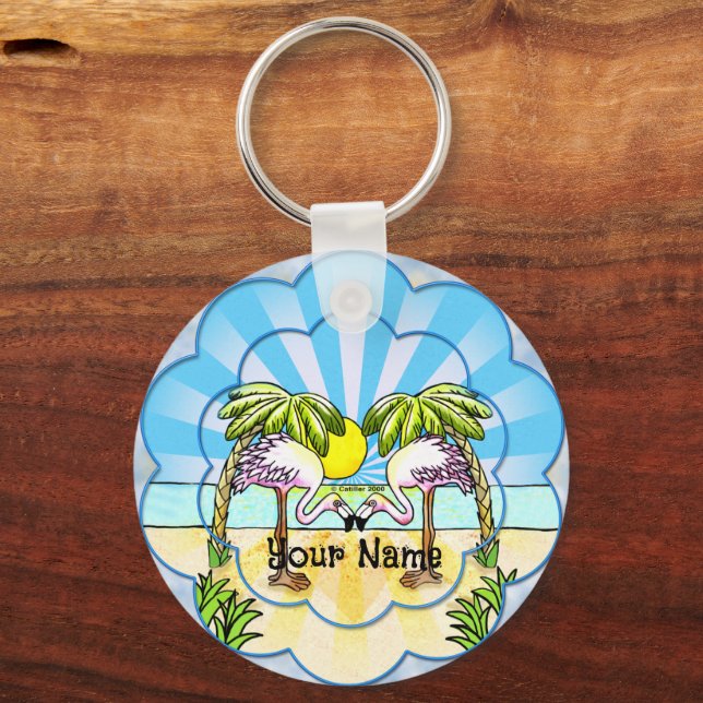 Chaveiro Flamingo amvers (Frente)