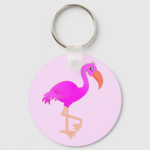 Chaveiro Flamingo Bonito - Feliz