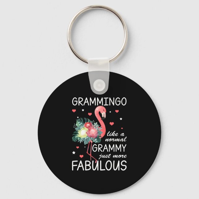 Chaveiro Flamingo Como Um Grammy Normal Só Mais Fabuloso (Frente)