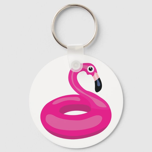 Chaveiro Flamingo Floatie (Frente)