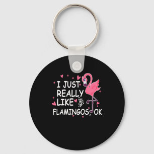 Chaveiro Flamingo Gift   Eu Gosto Muito De Flamingo OK