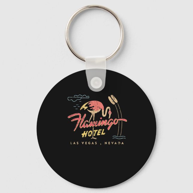 Chaveiro Flamingo Las Vegas Hotel Casino Retro Vintage (Frente)