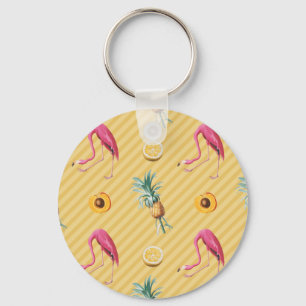 Chaveiro Flamingo Mango Lemon Amarelo