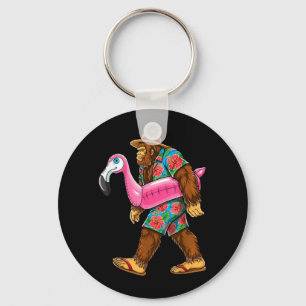 Chaveiro Flamingo Pé Grande Sasquatch nk Float ol Verão