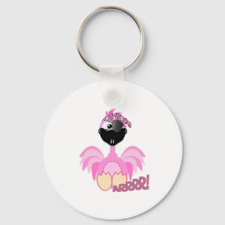Chaveiro Flamingo pirata Goofkins fofo