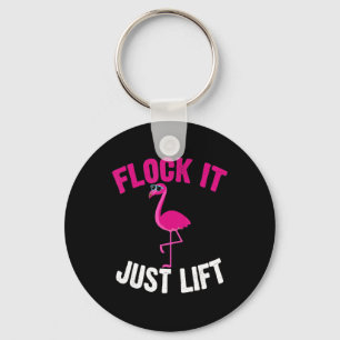 Chaveiro Flamingo   Relógio de Levantamento de Peso Flaming