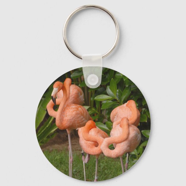 Chaveiro flamingos (Frente)