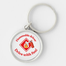 Chaveiro Flammable Driver Trucker | Funny ADR Hazmat