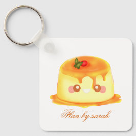 Chaveiro Flan Espanhol De Caramelo Suave E Cremosa