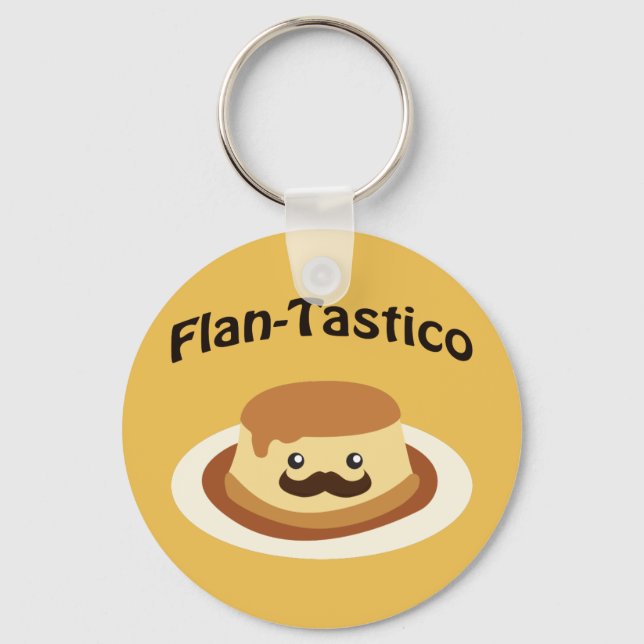 Chaveiro Flan-Tastico! Flan Cute (Frente)