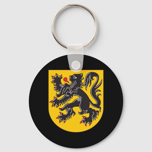 Chaveiro Flandres Casaco De Armas (Frente)