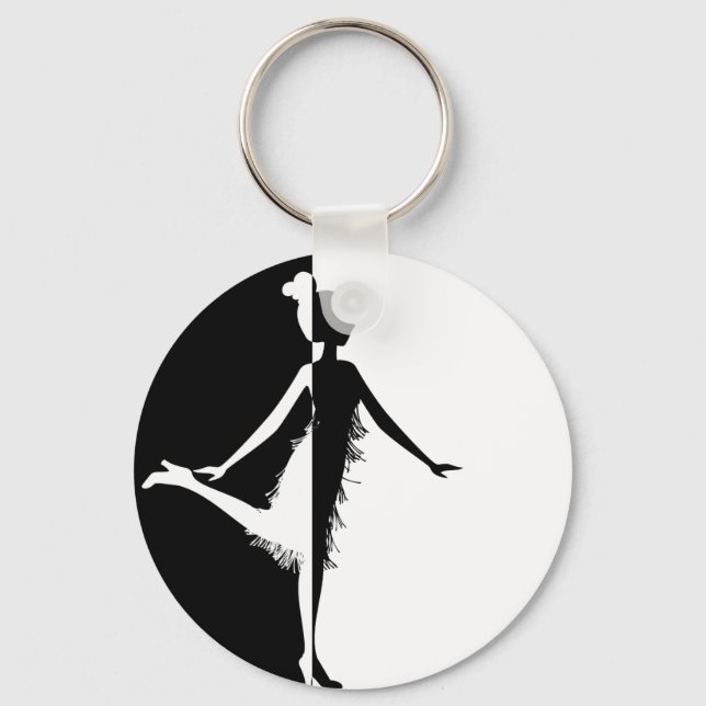 Chaveiro Flapper Silhouette (Frente)