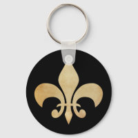 Fleur de Lis, Dourado, preto