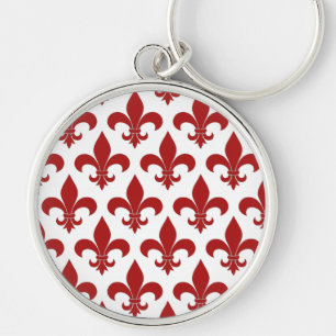 Chaveiro Fleur de lis French Red