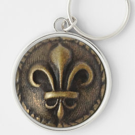 Chaveiro Fleur De Lis Medallion