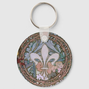 Chaveiro Fleur de lys - Mucha - Maude Adams como Joana d'Ar