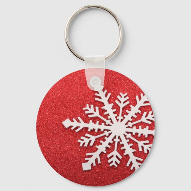 Chaveiro Floco de neve (Frente)