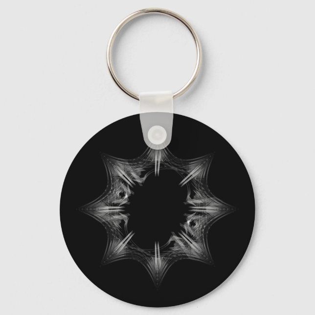 Chaveiro Floco de Neve Buraco Negro - (Frente)