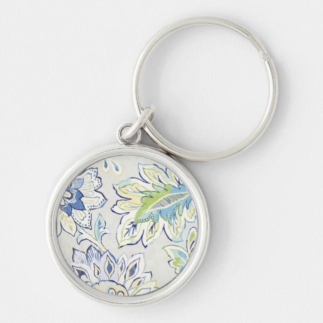 Chaveiro Flor azul boémia (Frente)