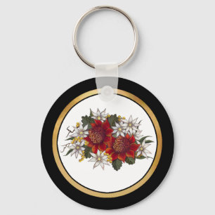 Chaveiro Flor da flanela de Warratha