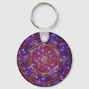 Chaveiro FLOR DA VIDA/Blume des Lebens Ornament I Square