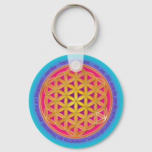 Chaveiro Flor Da Vida / Moola Mantra