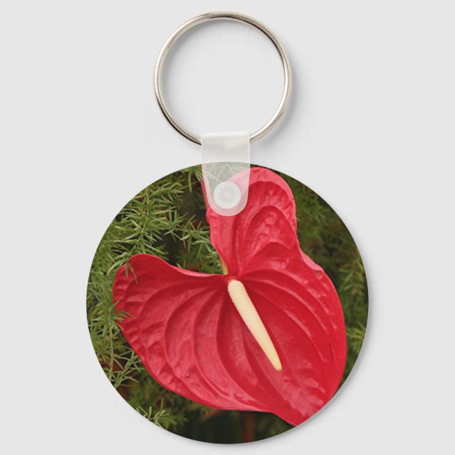 Chaveiro Flor de Anthurium em floração (Frente)