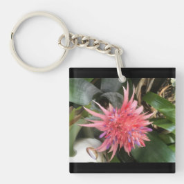 Chaveiro Flor de Bromelia