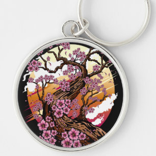 Chaveiro Flor de Cereja Selvagem