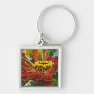 Chaveiro flor de crisântemo