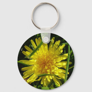 Chaveiro flor de dente-de-leão