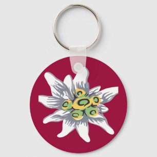 Chaveiro Flor de Edelweiss