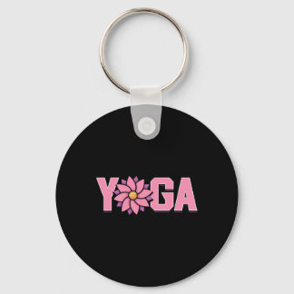 Chaveiro Flor de Lótus Simples Minimalista Yoga 