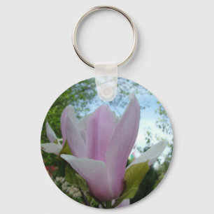 Chaveiro flor de magnólia