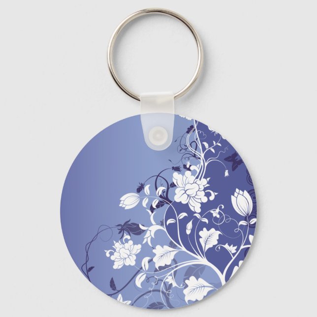 Chaveiro flor de moda linda (Frente)