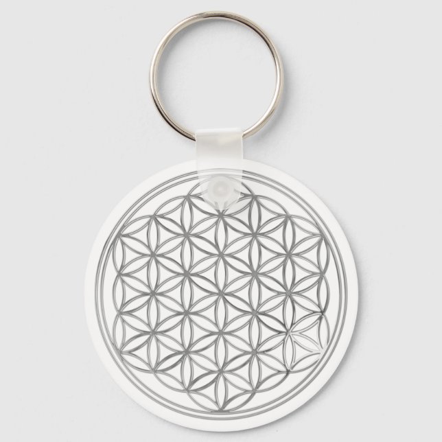 Chaveiro Flor de Prata/Vivo (Frente)