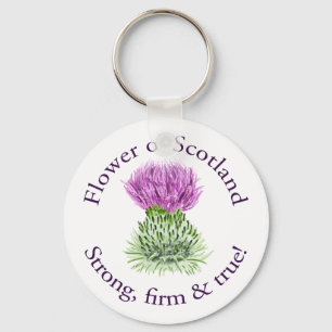 Chaveiro Flor de Scotland. Forte, firme e verdadeiro!