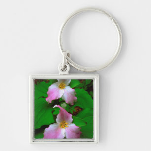 Chaveiro Flor de Trillium
