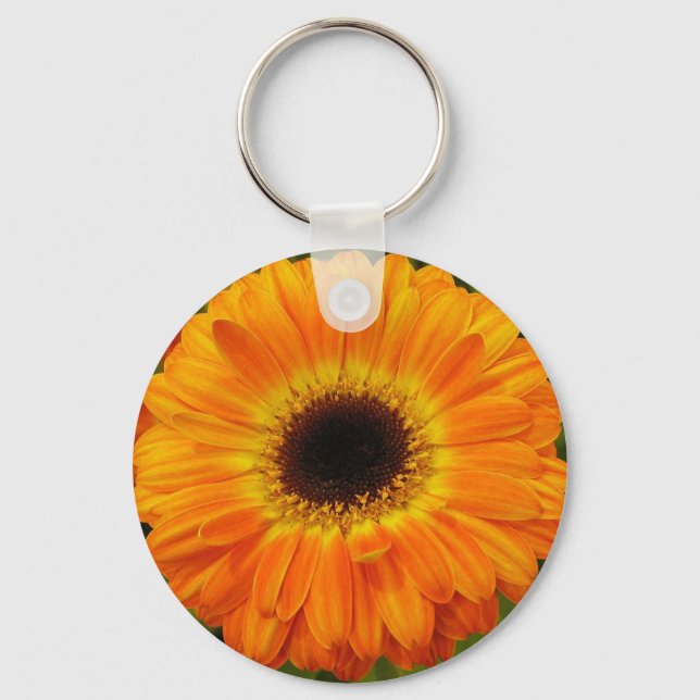 Chaveiro Flor Laranja (Frente)