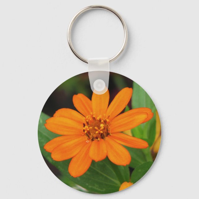 Chaveiro Flor Laranja (Frente)