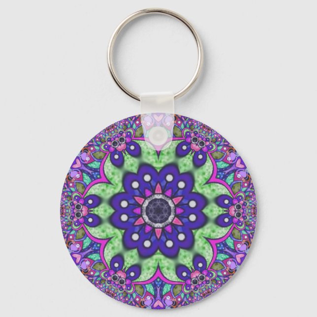 Chaveiro Flor Mandala (Frente)