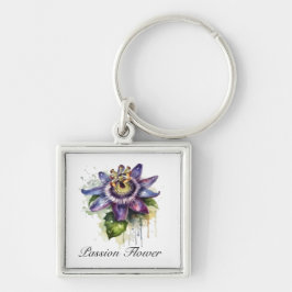 Chaveiro Flor Passivo Púrpura