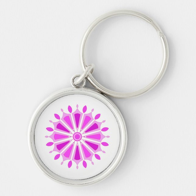 CHAVEIRO FLOR PRESENTE MODERNO DA MÃE PAI IRMÃ FILHO CHEFE (Frente)