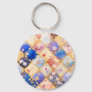 Chaveiro Flor quadrado 005