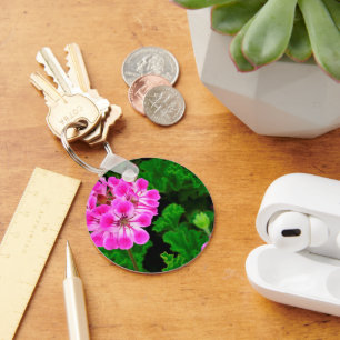 Chaveiro Flor Rosa -