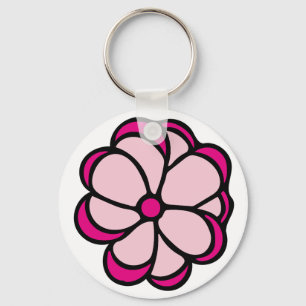 Chaveiro Flor rosa