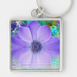 Chaveiro Flor Roxo