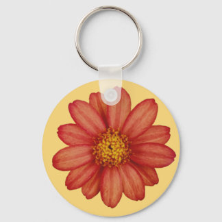 Chaveiro flor vermelha